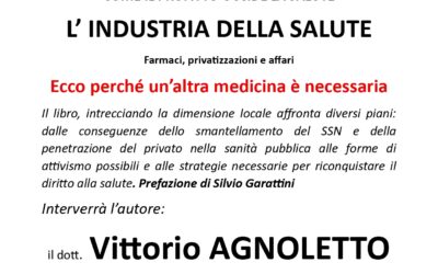 PRESENTAZIONE DE “L’INDUSTRIA DELLA SALUTE” 21 SETTEMBRE A SAMARATE